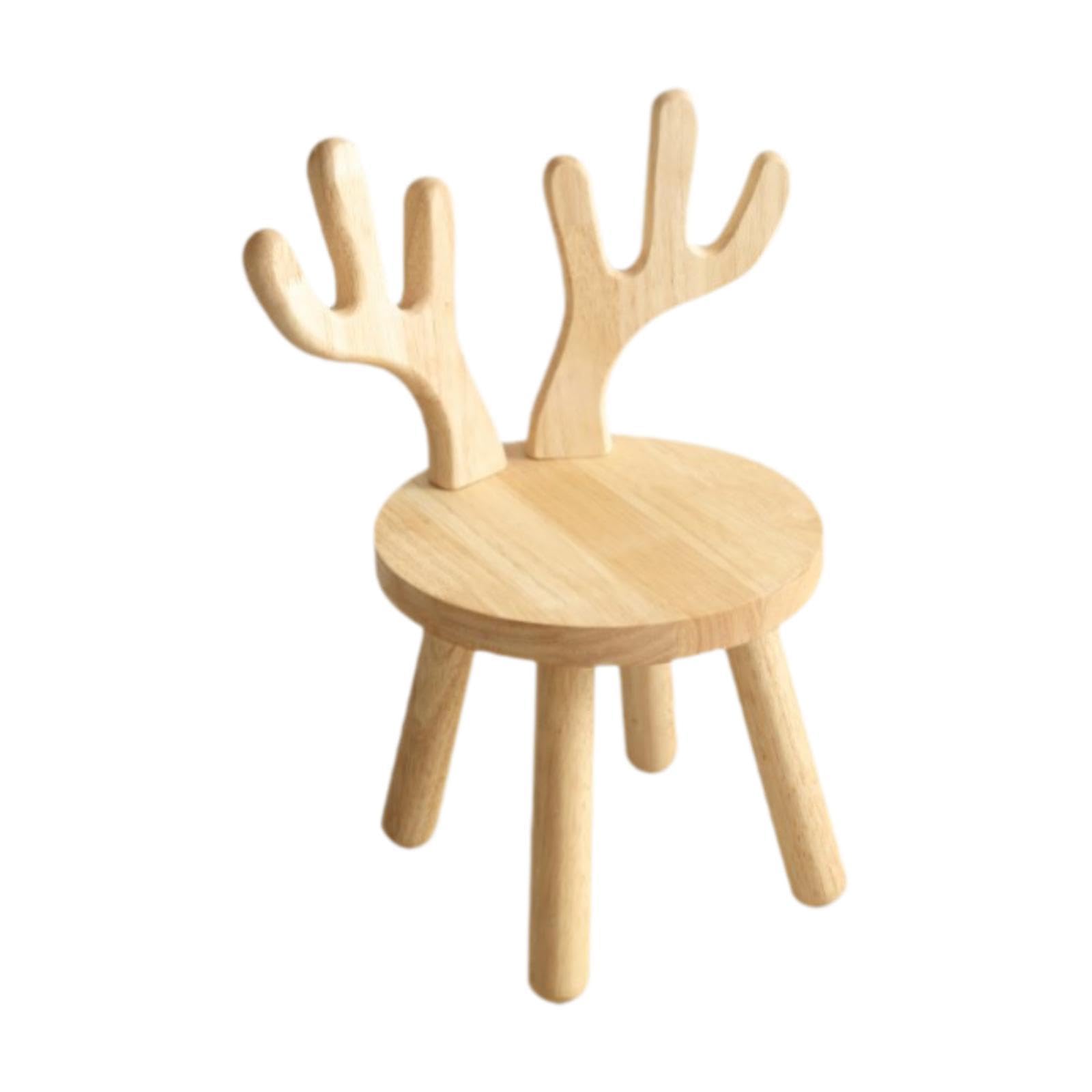Silla Infantil, Taburete, Taburete de Madera, Silla, Reposapiés, Taburete Escalonado, Infantil para Dormitorio, Sala de Juegos, Puerta, Guarde
