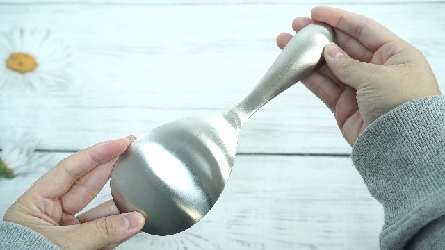 Set di cucchiai quadrati in acciaio inox lucidato a specchio