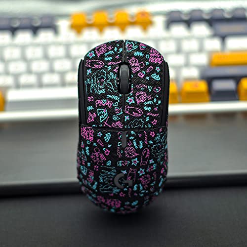 Bande antidérapante Logitech G Pro X Superlight grip souris néon