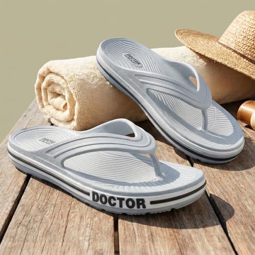 Image of DOCTOR EXTRA SOFT Men's Classic & Premium Casual Flip Flops with Soft Acupressure for Adult | Comfortable & LightWeight| Stylish & Anti-Skid |Waterproof Everyday Cushion Slippers for Gents /Boys D-553