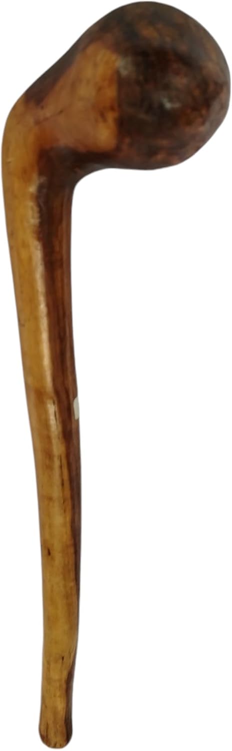 Traditional African Maasai Rungu Stick, Ebony or Rosewood, Throwing Bat Wisdom Stick for Tribesmen