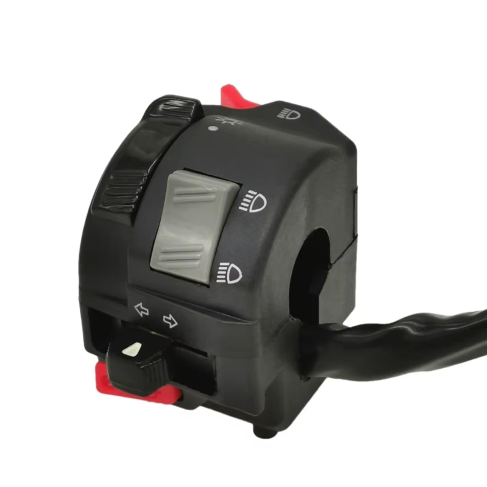 Controllo Della Luce Degli Indicatori Di Direzione Del Motociclo Da 7/8 "22mm Per Gli Indicatori Di Direzione Dei Fari Fendinebbia Universali Manubrio Kill Interruttore