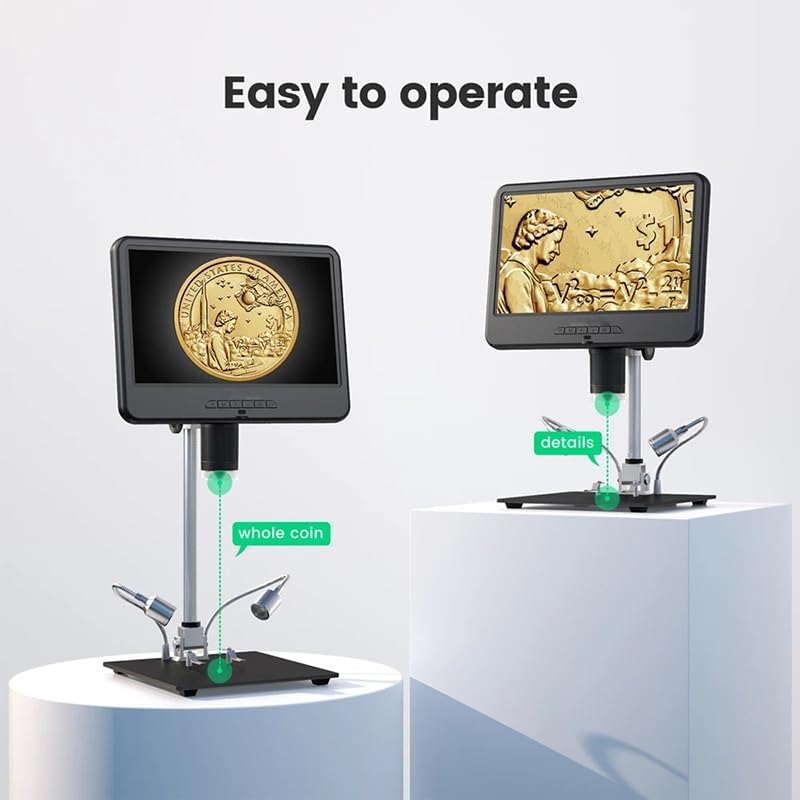 顕微鏡アクセサリーキット AD210 1200万画素デジタル顕微鏡 50-1600X倍率顕微鏡 顕微鏡スライド(AD209)