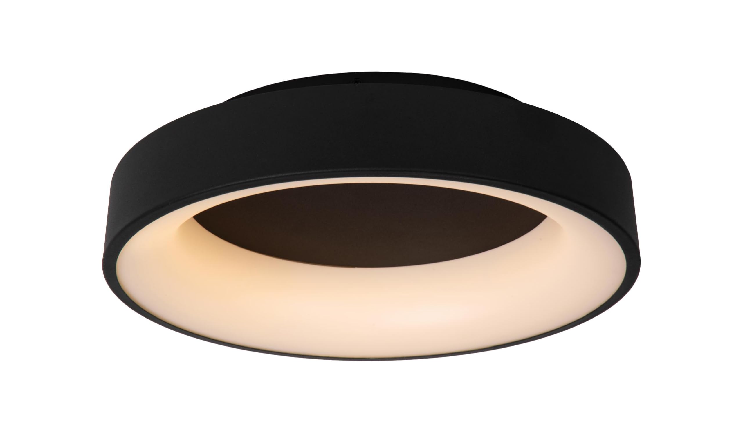 LUCIDE Mirage - Flush Ceiling Light - Ø 45 cm - LED Dim. - 1x33W 2700K - Black