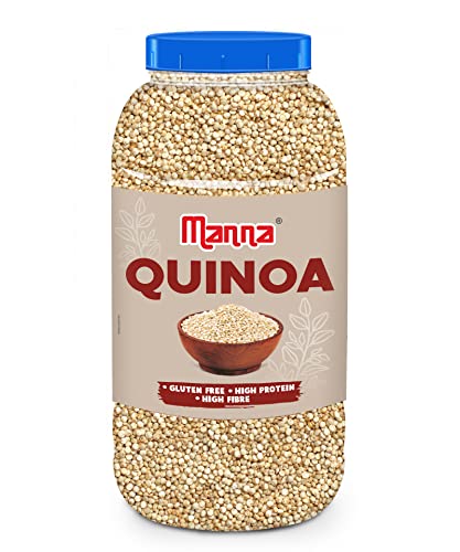 Manna Quinoa 1.5kg Whole Grain Gluten Free. Saponin Free, Complete Protein with 9 Amino Acids