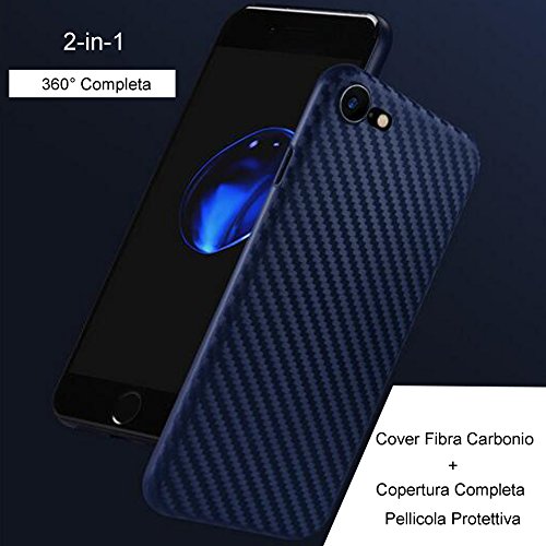 Cover iPhone 7 Plus + Copertura Completa Pellicola...