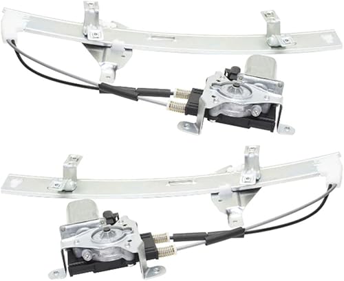 KarParts360 para Buick CenturyRegal 1997-2005 Elevalunas lado del conductor y del pasajero  Par  Delantero  Potencia  con motor  Reemplazo para