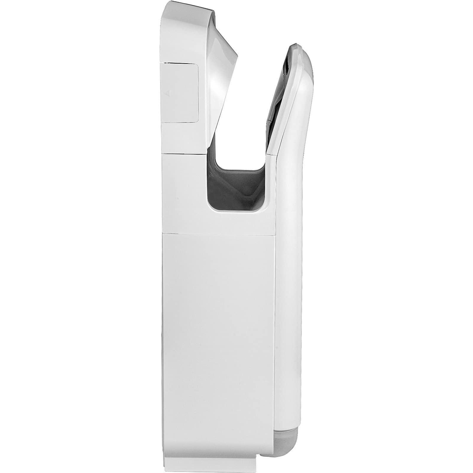 VEVOR Sèche-Mains Automatique 2000W Sèche Main Air Pulsé Électrique Commercial ABS Super Puissant Filtration HEPA 43℃ Moteur à Balais Carbone pour Sécher Séchage Mains Toilettes 290x220x685 mm Blanc