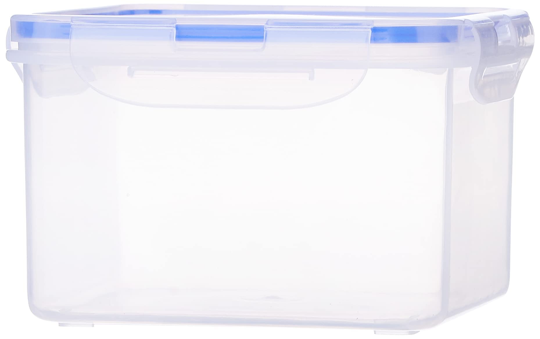 Bright Metal Aristo Lock & Fresh 202 Plastic Storage Container - 1500 ML, Transparent Clear, large (LOCK&FRESH202) (15.5 x 15.5 x 10cm)