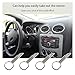 Augeny 4 PCS Radio Removal Tool Kit, Car Trim Removal Pry Key with Easy Grip Handle and Stiff Blades, Head Unit CD DVD Host Key Disassembly Tool Set Compatible with Most Vehicles