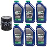 Polaris PS-4 Full Synthetic Oil Change Kit 6 Quarts with Filter RZR Pro R 2521728