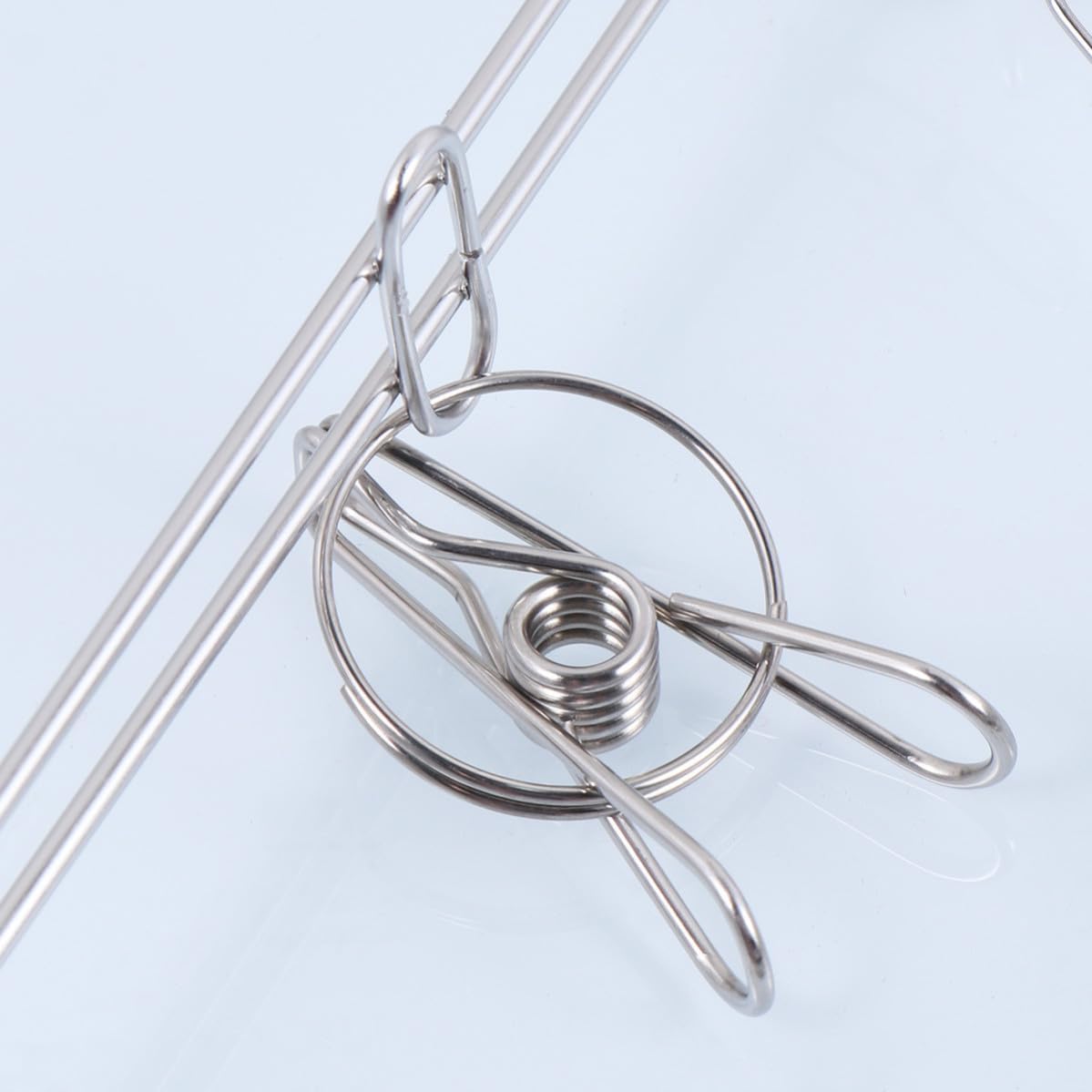 TIDTALEO Stainless Steel Pegs Drying Rack with Swivel Hooks