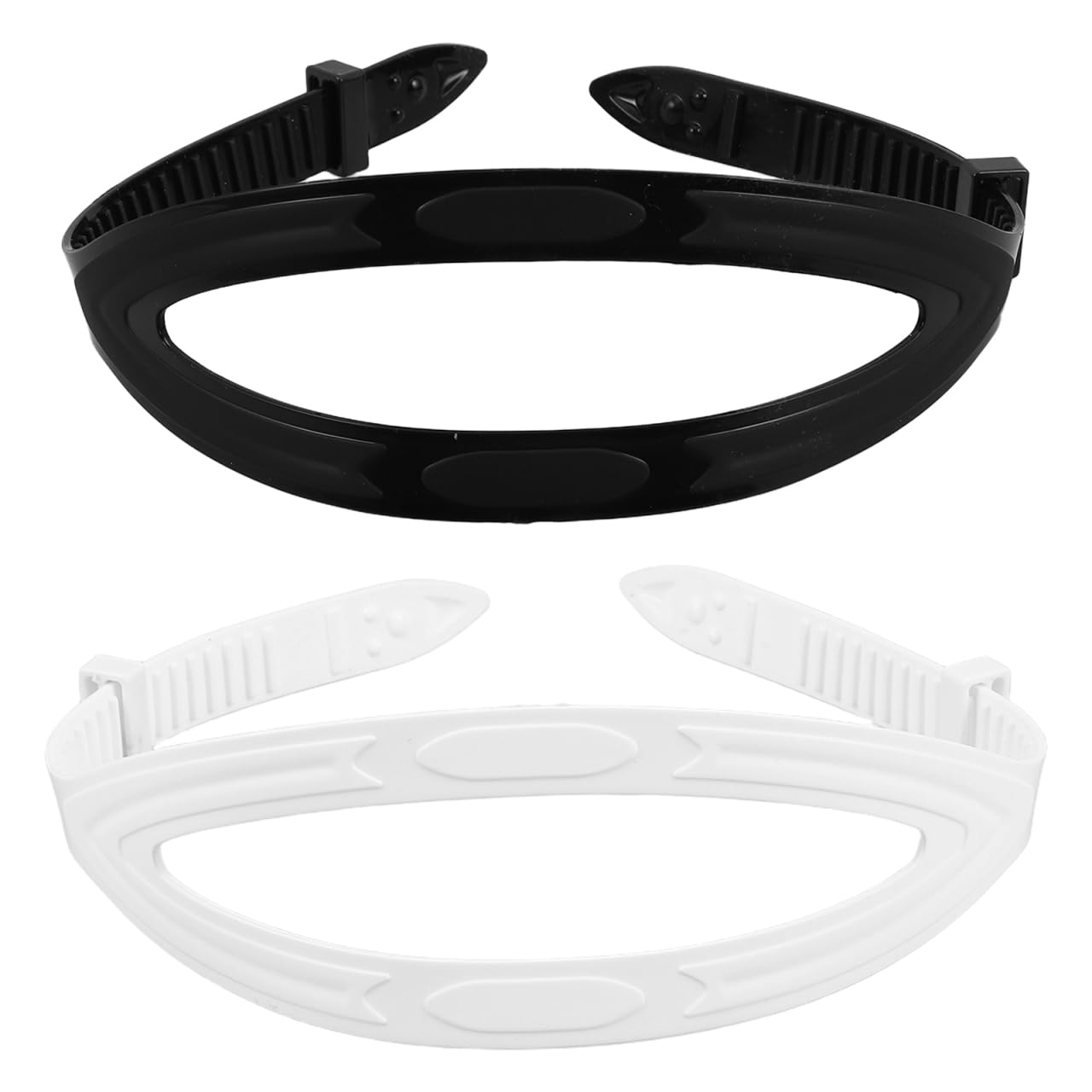 BESPORTBLE Mask Strap: 2Pcs Universal Silicone Replacement Mask Strap - Swimming Goggles Glasses Silicone Head Band Parts Accessories for Diving Swim Snorkeling