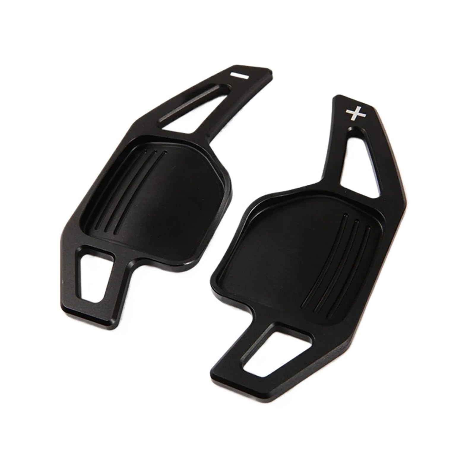 Immlsx Black Car Shift Paddle For A4 B8 For A3 8P S3 For A5 For A6 S6 C6 For Q5 For A8 R8 Tts Mk2 8J 2Pcs Steering Wheel Paddles Extension Shifters Gear Shifter Paddles(Black)