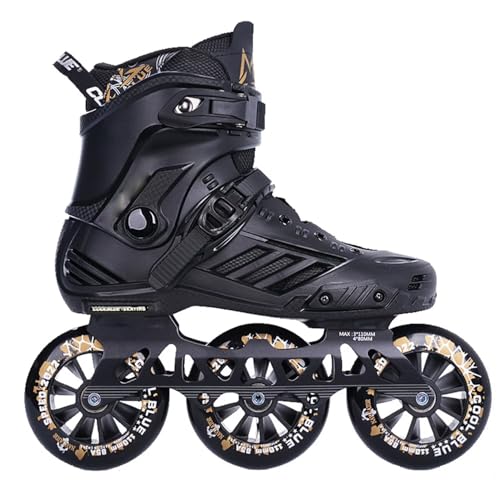 Scarpe da Speed ​​Skate in Linea - Pattini a Rotelle a 3 Ruote con Fodera Lavabile per Uomini e Donne Ragazzo Ragazza Corsa su Strada Club Coperto all'aperto