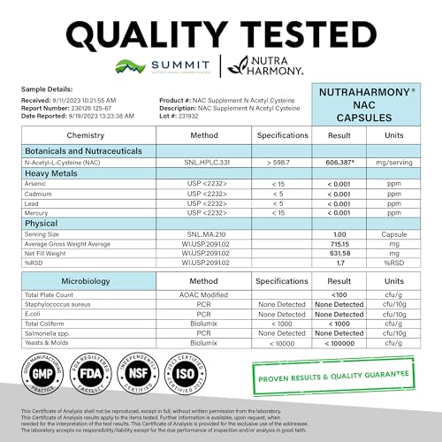 NAC Supplement | Selenium | B6 | B12 - Antioxidant, Immune & Thyroid Support - N Acetyl Cysteine 600 mg per Capsule, 1200 mg per Serving - Made in USA - Non-GMO, Gluten-Free, Vegan - 2 Month Supply - Image 4