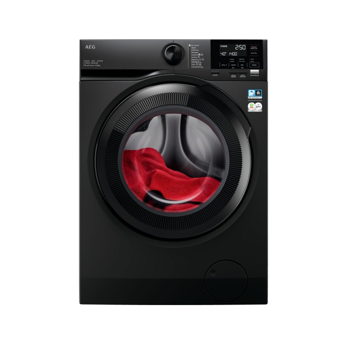 Lavasecadora AEG LWR7196U4B Dark SIlver 9/5Kg 1600