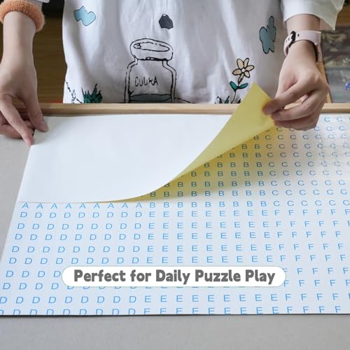 ALL4JIG Puzzle Saver – 24-Pack Puzzle Glue Sheets for 1000-3000 Pieces, Self-Adhesive Sticker Sheets, Easy to Preserve & Frame Jigsaw Puzzles