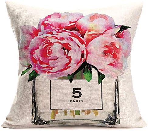 rose bottle pillow