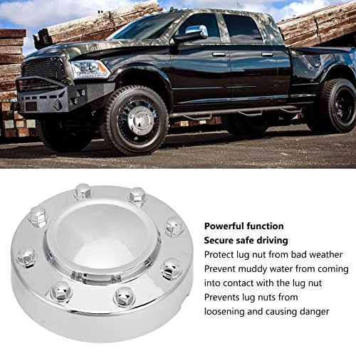 Yuecoom Front Center Hub Cap, Ram 3500 Dually Hub Caps, 68081010ab Dually Chrome Hub Caps Front Center Hub Cap for Dodge Ram 3500 2011‑2013 Replacement by Yuecoom - Image 4
