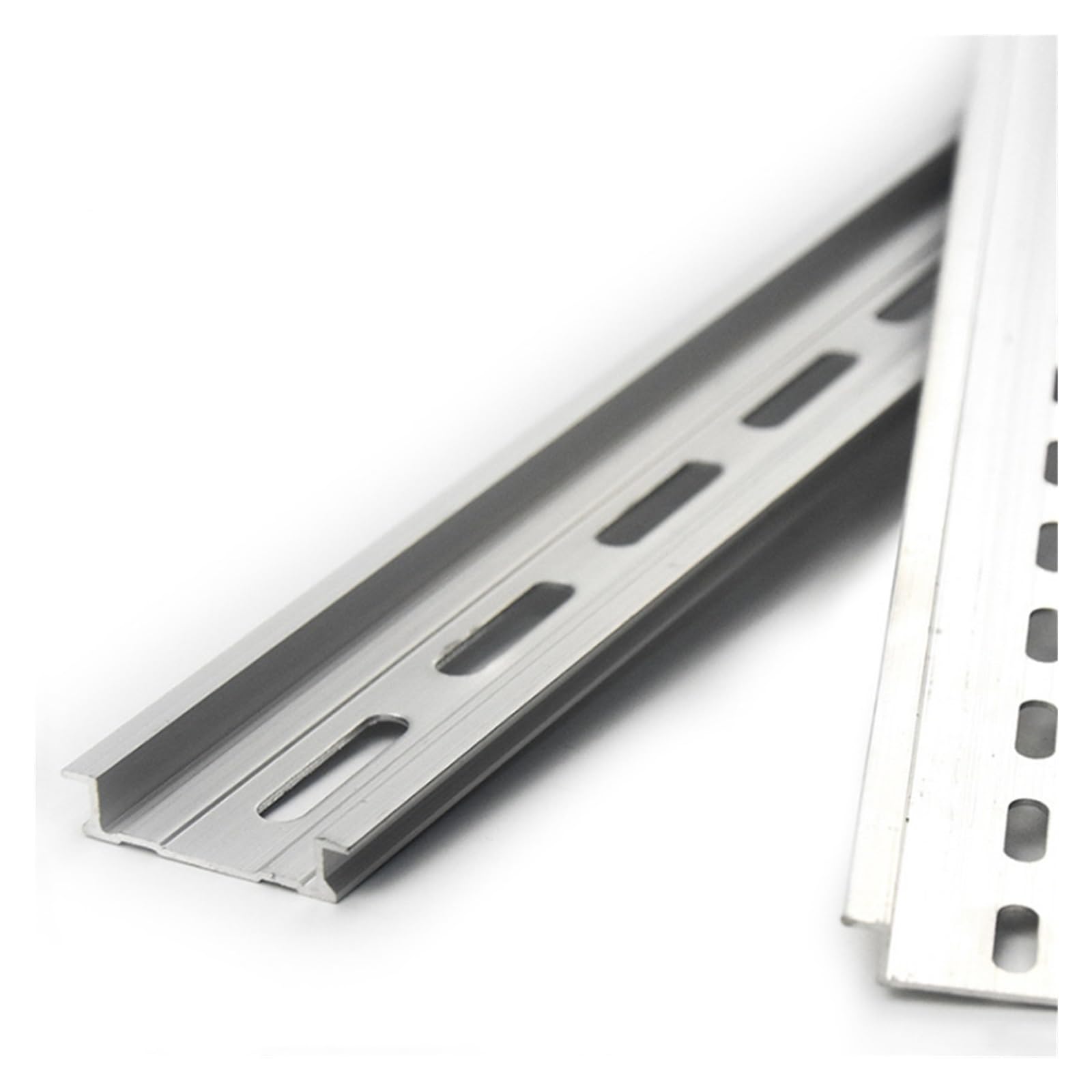 DIN-Schiene 5 Stück Universal-Typ 35 mm 0,5 Meter Aluminium-Schlitz-DIN-Schiene for C45 DZ47 Klemmenblöcke Schütz