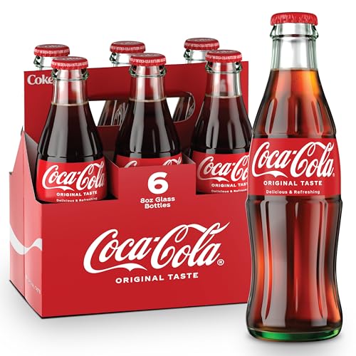 Coca-Cola Glass Bottle, 8 fl oz, 6 Pack