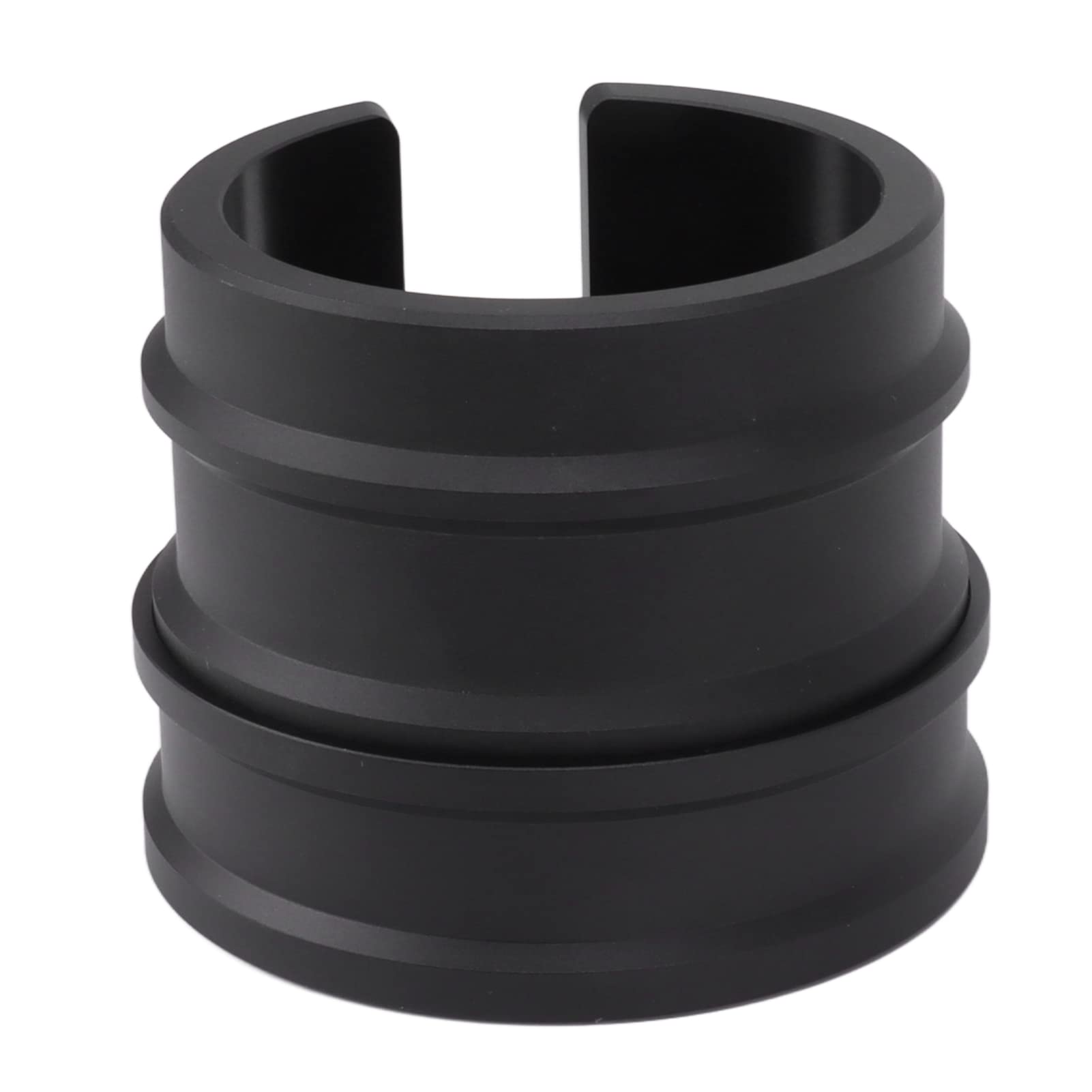 Uchwyt na kolbę do kawy Stojak na ubijak do espresso Podwójna głowica ze stopu aluminium Stabilna podstawa Precyzyjna kontrola ciśnienia do ekspresów do kawy 51 mm 53 mm 58 mm (Czarny)