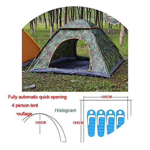 Automatic Pop Up Outdoor Family Camping Tent 1 2 3 4 Person Multiple
