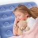 Inflatable Kids Travel Bed Toddler Air Mattress Set,Portable Blow Up Mattress Sleeping Bed Cot with Bed Rails and Electric Pump Ideal for Road Trip