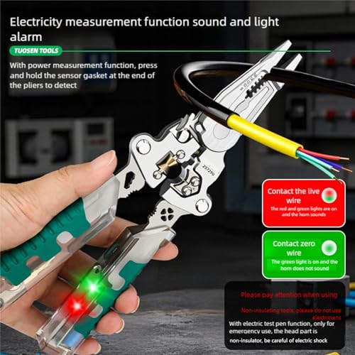 Outil de détection de fil électrique et pliage multifonctionnel pour câble - 8