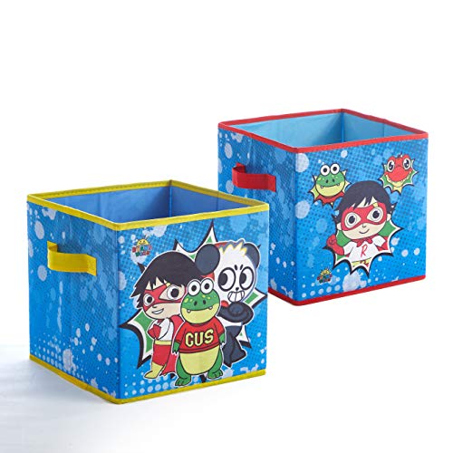 Image of Ryan's World Set of 2 Durable Storage Cubes with Handles