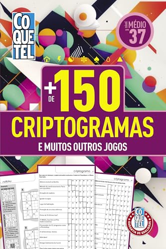 Livro Coquetel Mais de 150 Criptogramas 37: