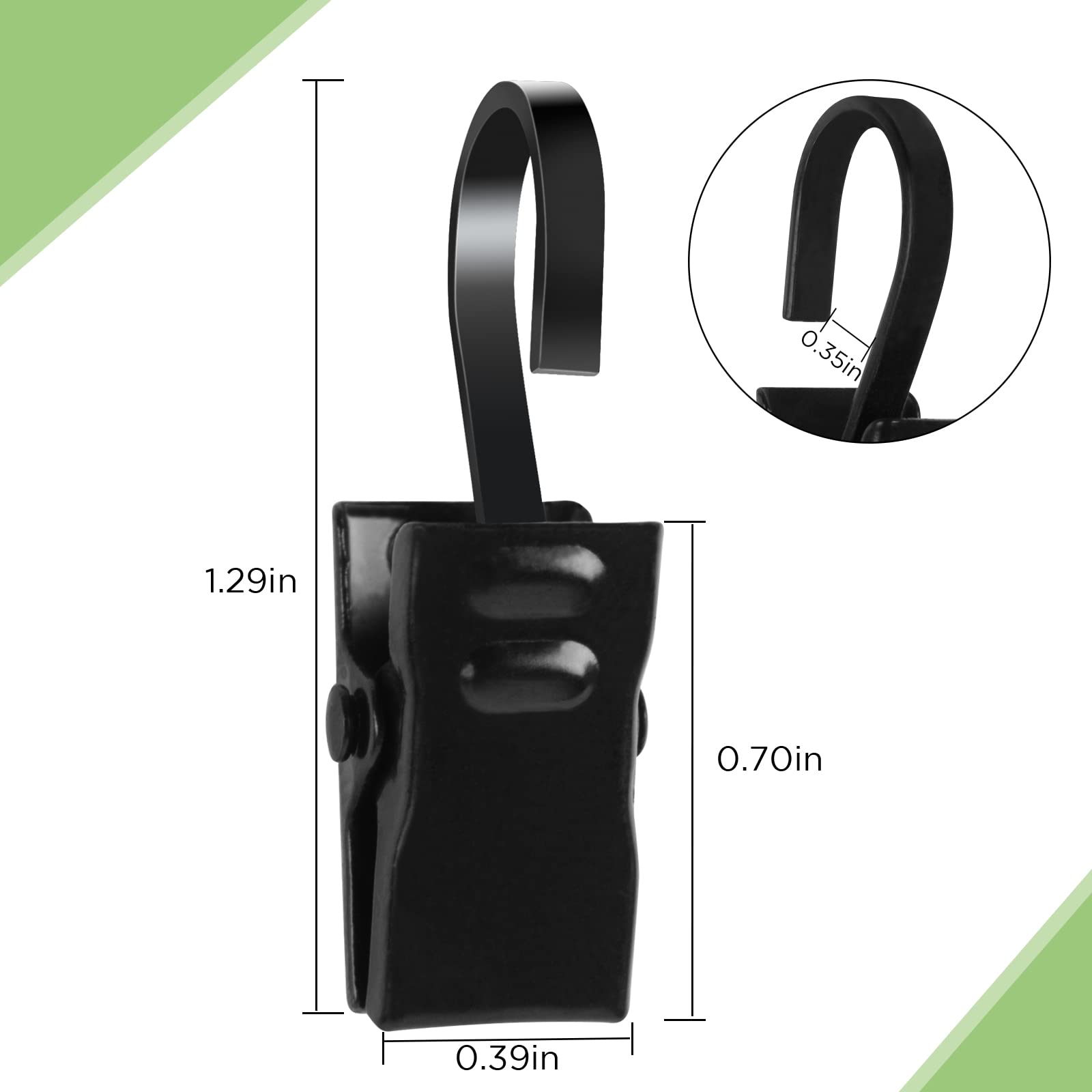 Hamaca perchero para almacenamiento de baño, ganchos resistentes en forma de S, ganchos negros en forma de S, ganchos para colgar plantas, ganchos pequeños, ganchos de pared, ganchos de utilidad