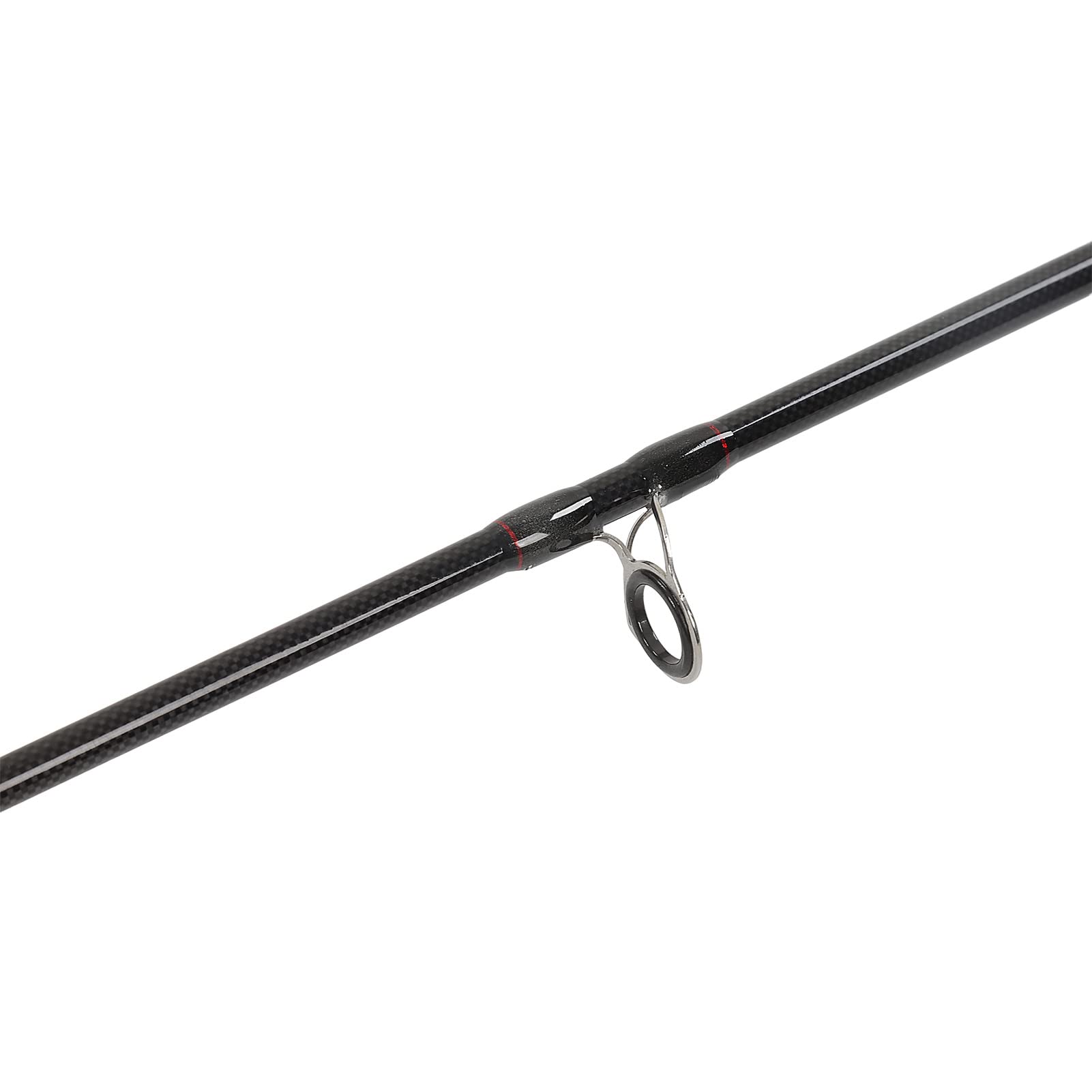 Canne à Pêche Baitcaster en Carbone Léger, Outil Puissant pour Matériel de Pêche en Eau Douce et Salée, 1.8m (Poignée de Pistolet 1,8 m)