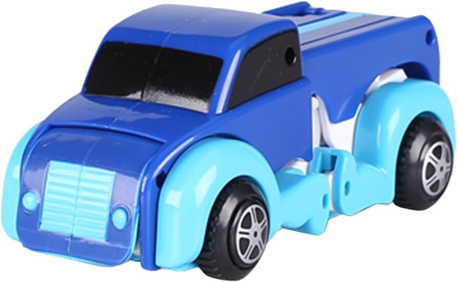 2 in 1 Dog Transformation Animal Robot Toys Car Transform Vehicles Playsets Clockwork Toy for Kids Toddlers Teens Boys Girls