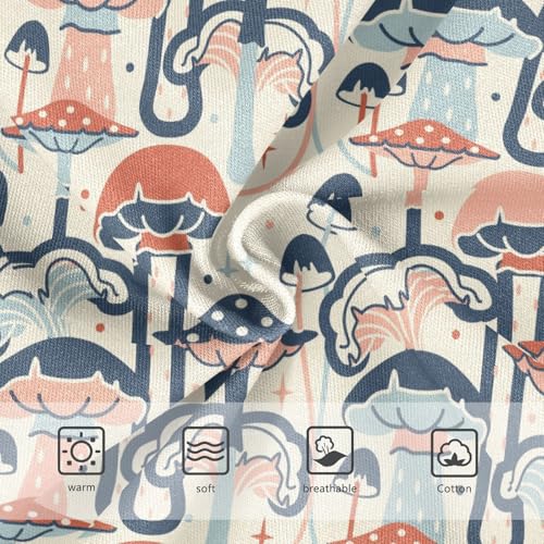 Little Girl Underwear Toddler Panties Kids Undies Mystery Mushrooms Soft Cotton Briefs 2T-8Y3