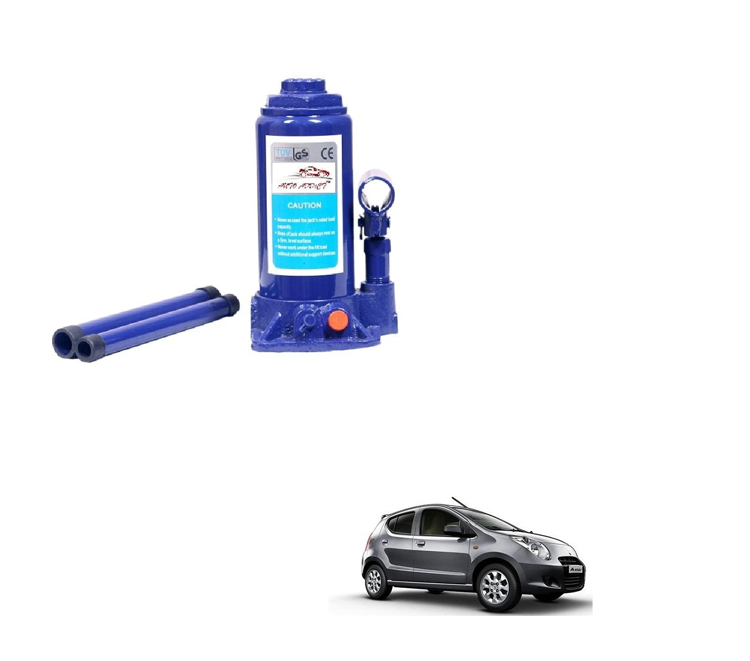 AUTOADDICTAuto Addict Car Jack 3 ton Hydraulic Bottle Jack for Maruti Suzuki A-Star
