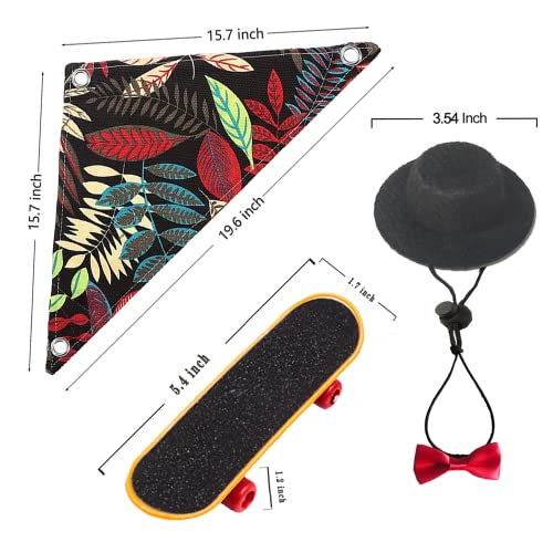 New Lizard Leash and Bearded Dragon Wings, Reptile Hammock, Bearded Dragon Hat & Bowtie and Lizard Skateboard Suitable… - Image 5