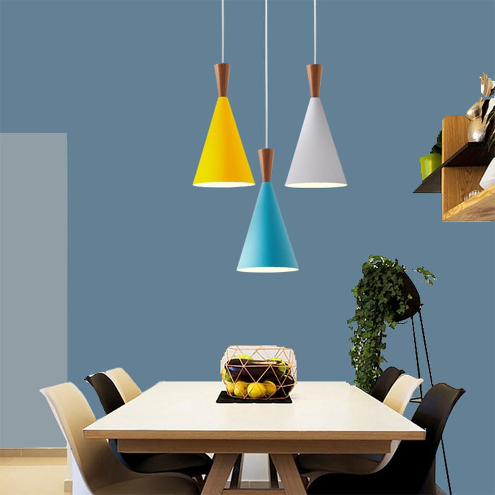 Lampa Wisząca Z Pojedynczą Głowicą E27 Stylowy Żyrandol Sufitowy W Stylu Boho Vintage Dom Wiejski Z Drewnianą Lampą Wiszącą Oprawa Oświetleniowa Do Wystroju Domu I Biura Do Kuchni, Sypialni KNBVFHG