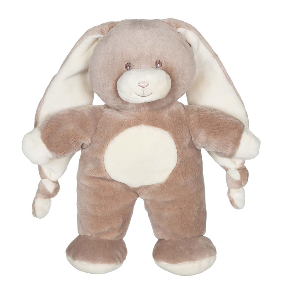 GIPSY TOYS - HUG RABBIT DOUDOU BOW TAUPE - 28 CM