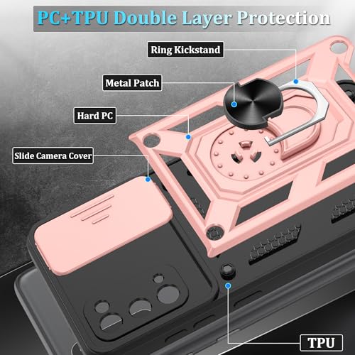 Coque Samsung S20 anneau rotatif 360 et béquille intégrée - 6