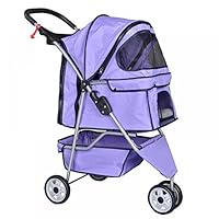 Algopix Similar Product 10 - BestPet 3 Wheels Pet Stroller Dog Cat