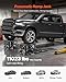 VEVOR Air Hydraulic Jack Car Ramps 2PCS, 11023 lbs/5 Ton Capacity, 12.6 inch Max Height, Pneumatic Ramp Jacks with Airbags, Wheel Chocks, Extension Ramps, Heightened Columns, Heavy-Duty