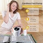 18 Pack Vacuum Storage Bags for Travel with Pump,Space Saver for Clothes - Image 6