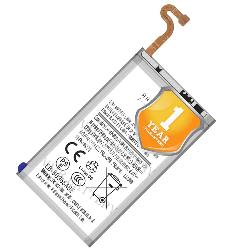 Image of Original EB-BG965ABE Battery Compatible for Samsung Galaxy S9 Plus (S9+) (SM-G9650, SM-G965F, SM-G965F /DS) - (3500mAh) - 1 Year Warranty K7