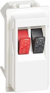 Bticino Living Now - Conector para Altavoz de Cine en casa, Color Blanco