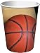 Creative Converting 8 Count Sports Fanatic Basketball Hot/Cold Cups, 9 oz, Multicolor