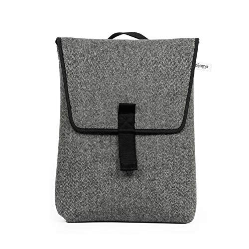 Sac à dos compact Pijama tissu Dandy Herringbone et néoprène 35x28x8 cm pour ordinateur