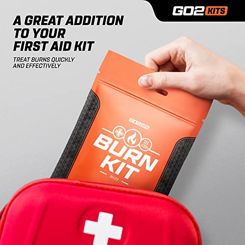 Go2Kits Emergency Burn Kit In Compact First Aid All-Purpose Resealable Pack For Home, Office, Car & Travel (Bk33) #TOP7