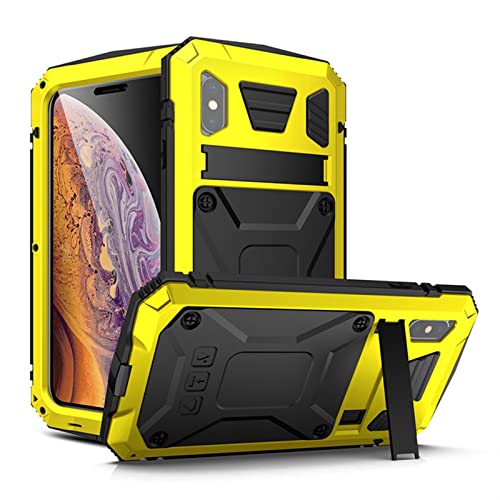 Coque robuste iPhone 12 mini GUMMMY Armor antichoc et étanche IP68 - Jaune